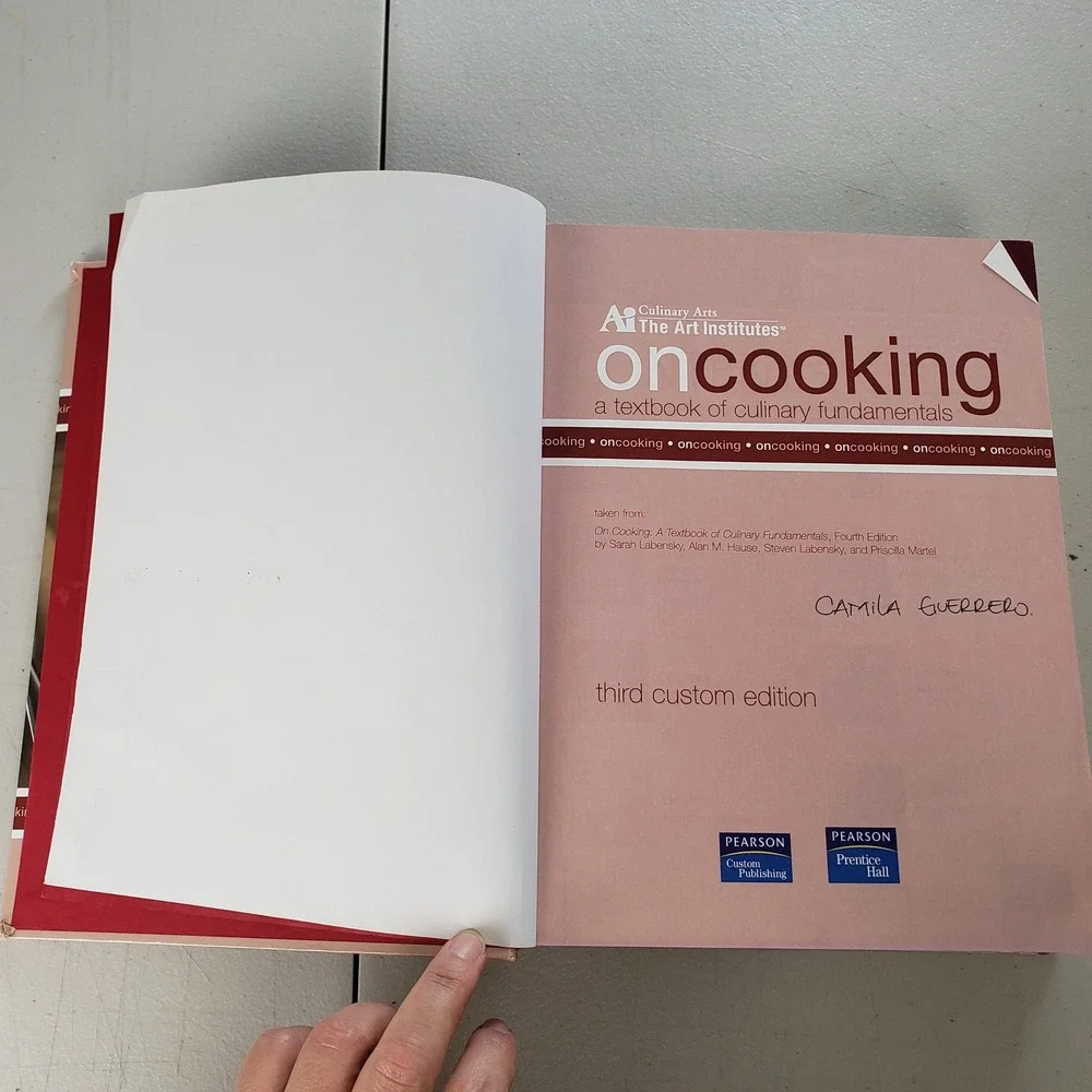 On Cooking A Textbook of Culinary Fundamentals 3rd Custom Edition Art Institutes